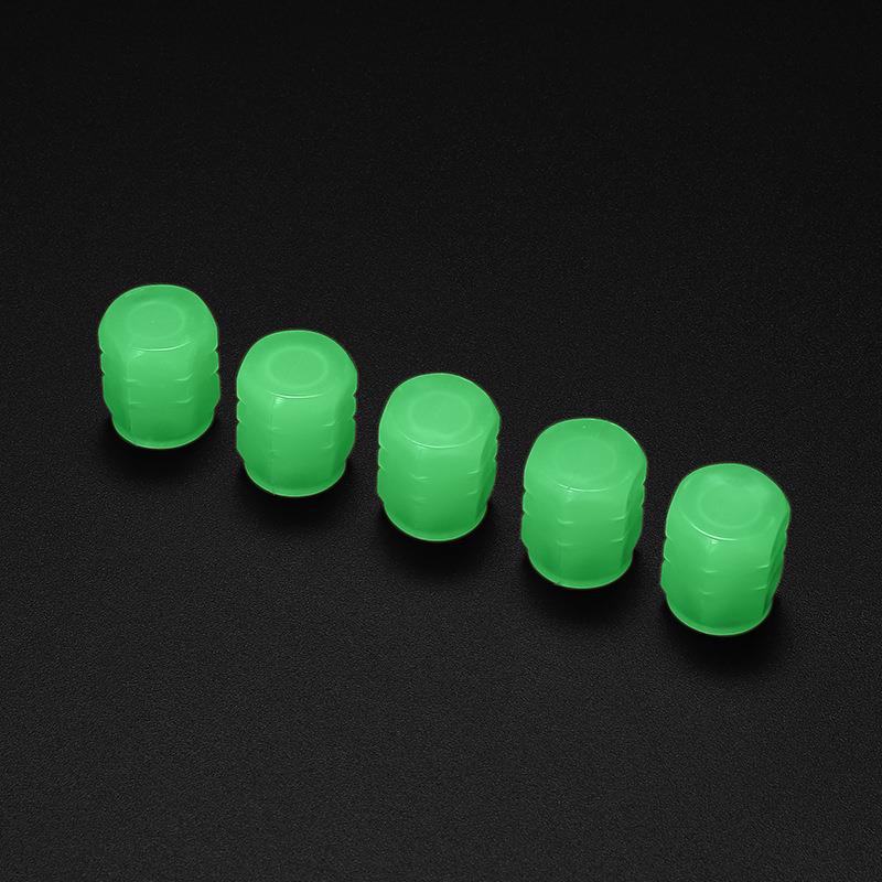 Glowing Fluorescent Valve Stem Caps for Cars, Bicycles, and Motorcycles