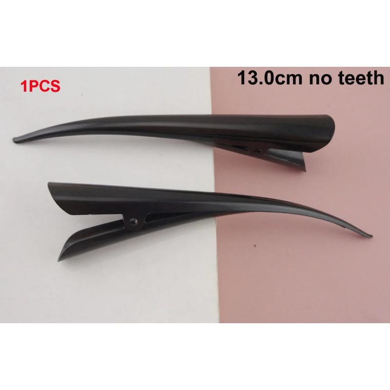 

13.0см Черные простые металлические заколки-клювики для женских филигранных цветов большая заколка для волос Сердечки заколки для парикмахерского салона Золотистые