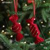 Nordic Luxury Snowflake Christmas Ornaments - Exclusive Flocked Decorations