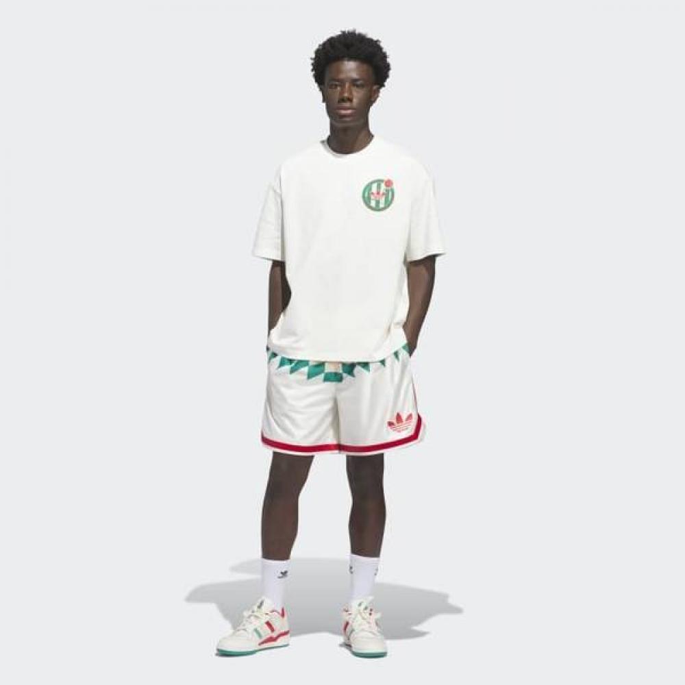 Adidas Unisex Classic Oversize Basketball Crest Tee K...