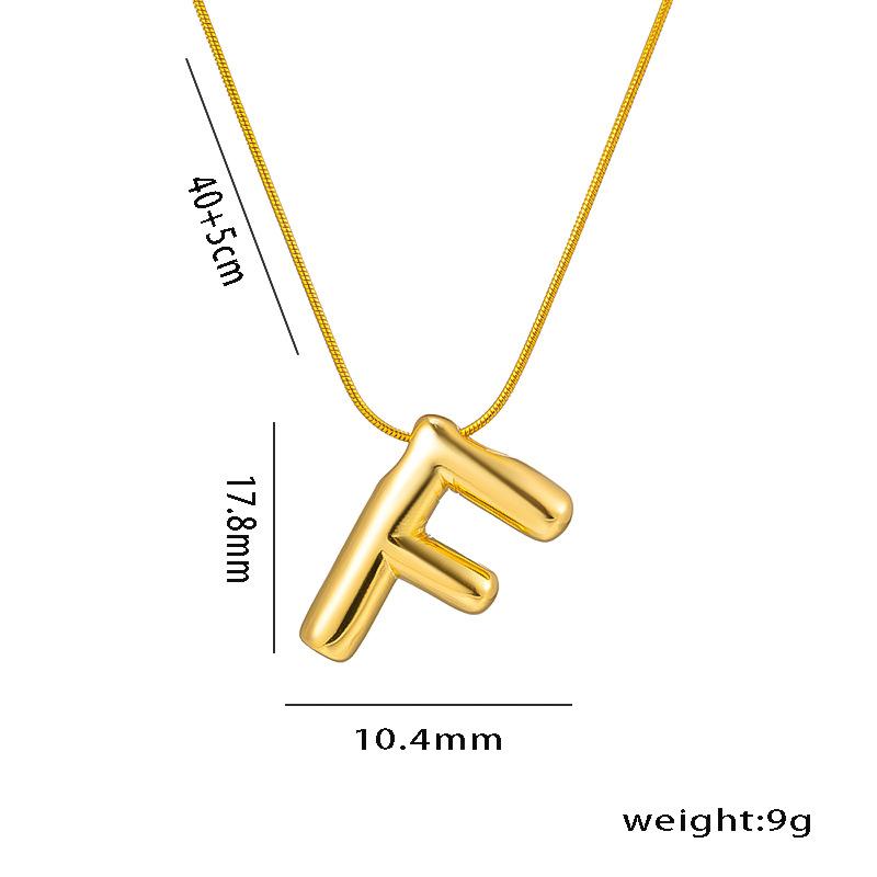 Collana con Ciondolo Lettera Alfabeto A-Z in Acciaio Inossidabile per Donna Catena a Serpente Iniziale Choker Clavicola Collane Gioielli per Regali di Compleanno