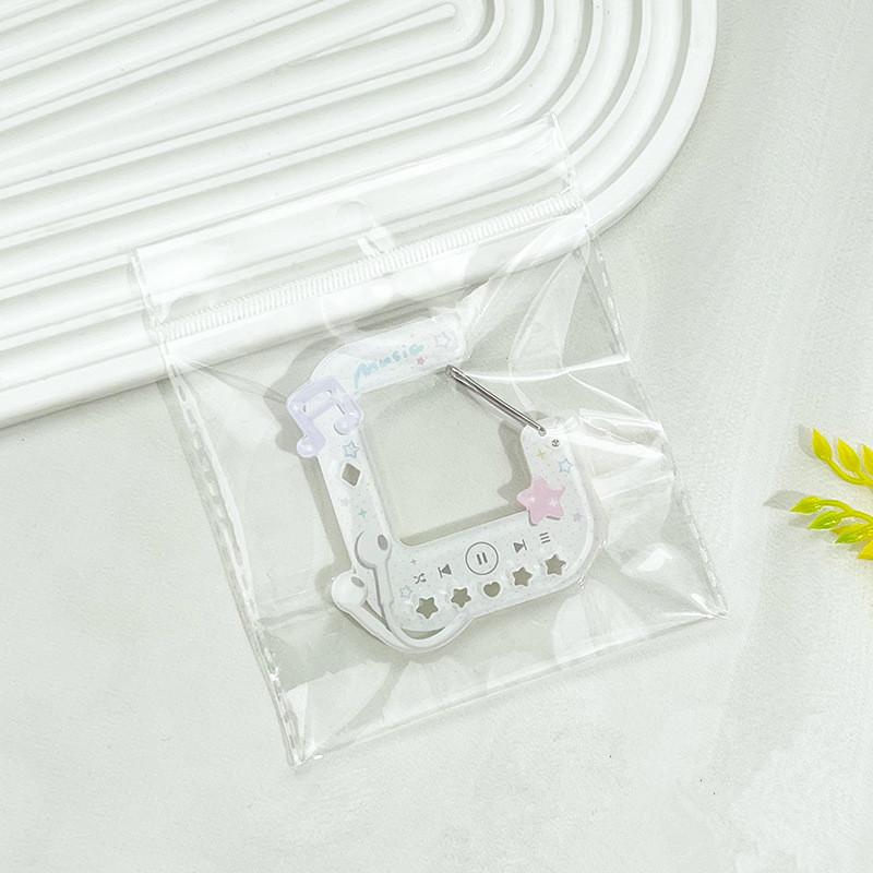 Cute Acrylic Charm Carabiner Climbing Buckle High Aesthetic Value Bag Pendant Creative Gift Keychain Backpack Handbook Decor