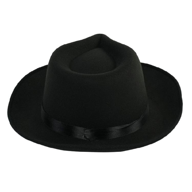 Bowlers Hat for Adult Stage Performances Hat Theme Party Costume Trilby Hat Masquerades Dress Up Hat Music Festival Hat