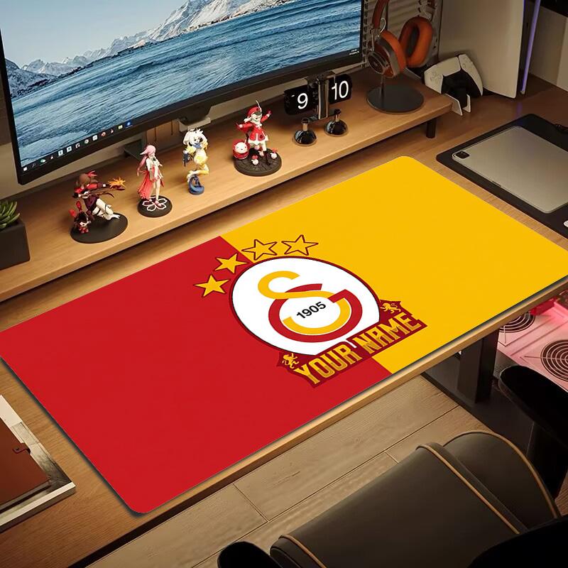 Galatasaray S.K Print Cushion Non-slip Laptop Tablet Big Mousepad XXL Mat Mini PC Playmat With Lock Edge