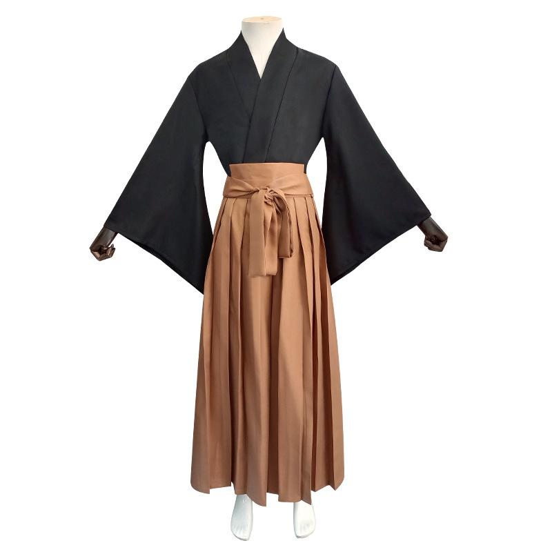 Demon Slayer: Hotaru Hagane Cosplay Outfit Swordsmith Japanese Kimono Full Set Cosplay Anime Performance Costume 0053
