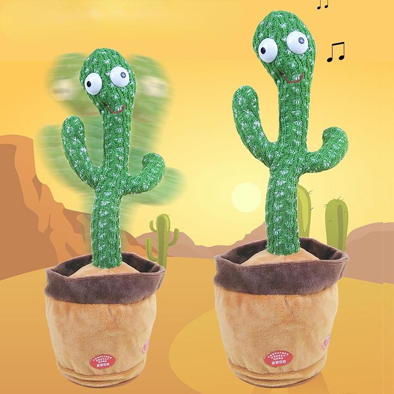 Plush Toy Dancing Cactus Can Sing and Speak It's An Enchanting Plush Toy