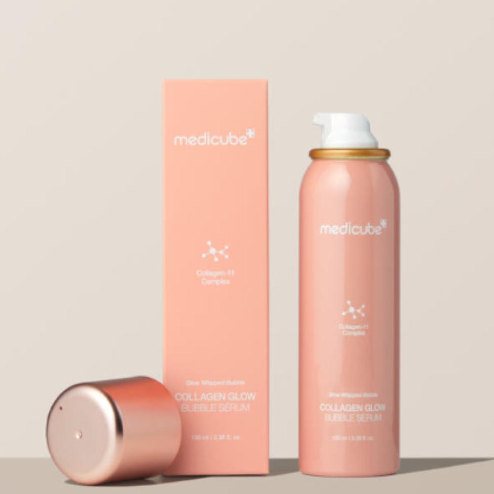 

Medicube Collagen Glow Bubble Serum 100 мл × 2 Укрепляющая и придающая сияние пенящаяся сыворотка