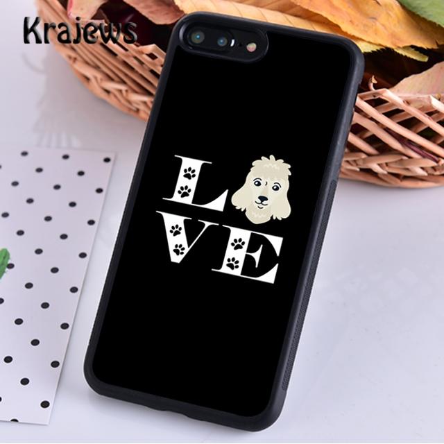 Keep Calm and Love Poodles Phone Case Cover For iPhone 17 Air 16 15 14 Plus 11 12 13 Pro Max Coque Shell Fundas