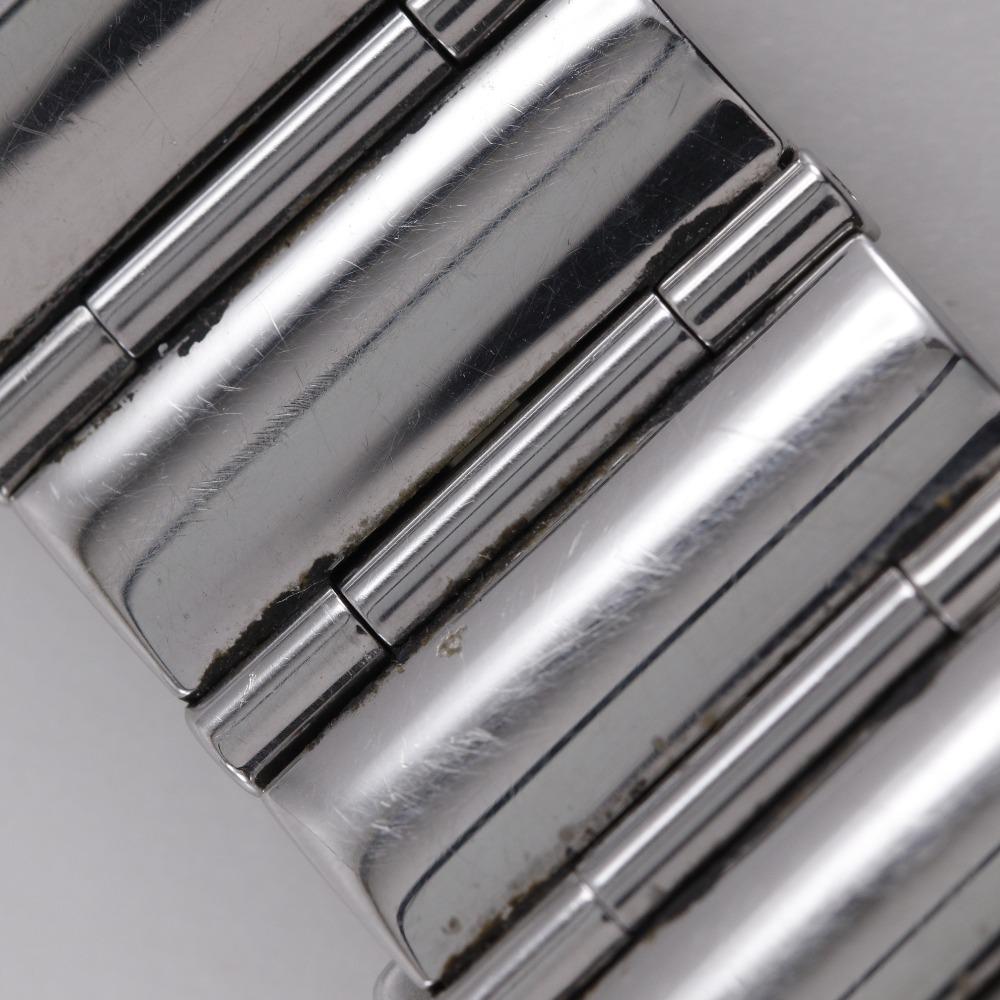 Omega Constellation Carree Watches 1528.46 Cal.1376 blackDial Stainless Steel/diamond Quartz Analog Display Women Used