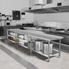 Commercial Stainless Steel Kitchen Workbench with Storage