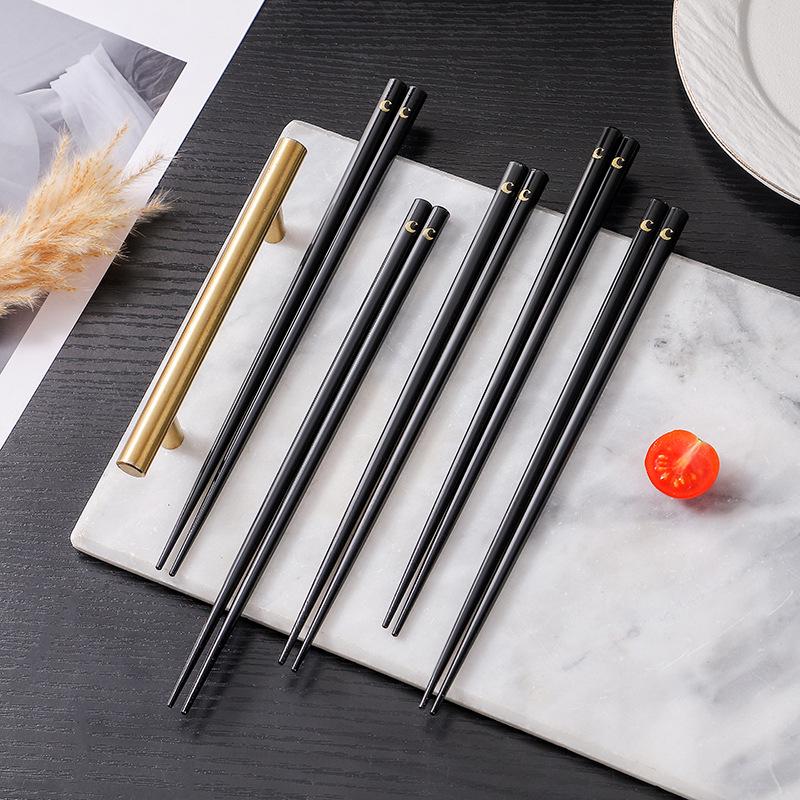 

22.5СМ Деревянные Японские Палочки для Еды с Острым Концом Луна - Креативный Инструмент для Суши для Дома 22.5CM