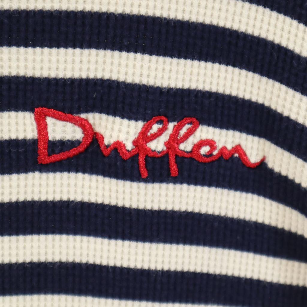 Das DUFFER of ST.GEORGE Border Muster Langarm Waffel T-Shirt M Ron T Damen Gebraucht