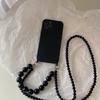INS Crossbody Lanyard Necklace Phone Case For iPhone 17 16 14 11 12 Pro Max 13 Mini 15 Plus X Soft Back Round Beads Chain Cover