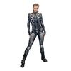 Skeleton Jumpsuit Soft Breathable Vivid 3D Printing Skeleton Bodysuit for Role Play