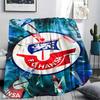 1PC FC Hansa Rostock Patterned Flannel Blanket Suitable For All Seasons for Home Decor Warmth and Comfort Gifts Holiday Present