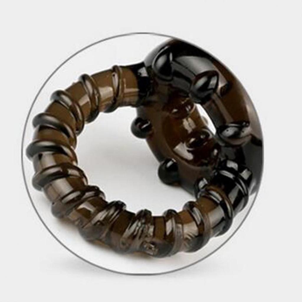 Buy Men Male Soft Silicone Ring Round Men Time Delayed Rings Hoop ...