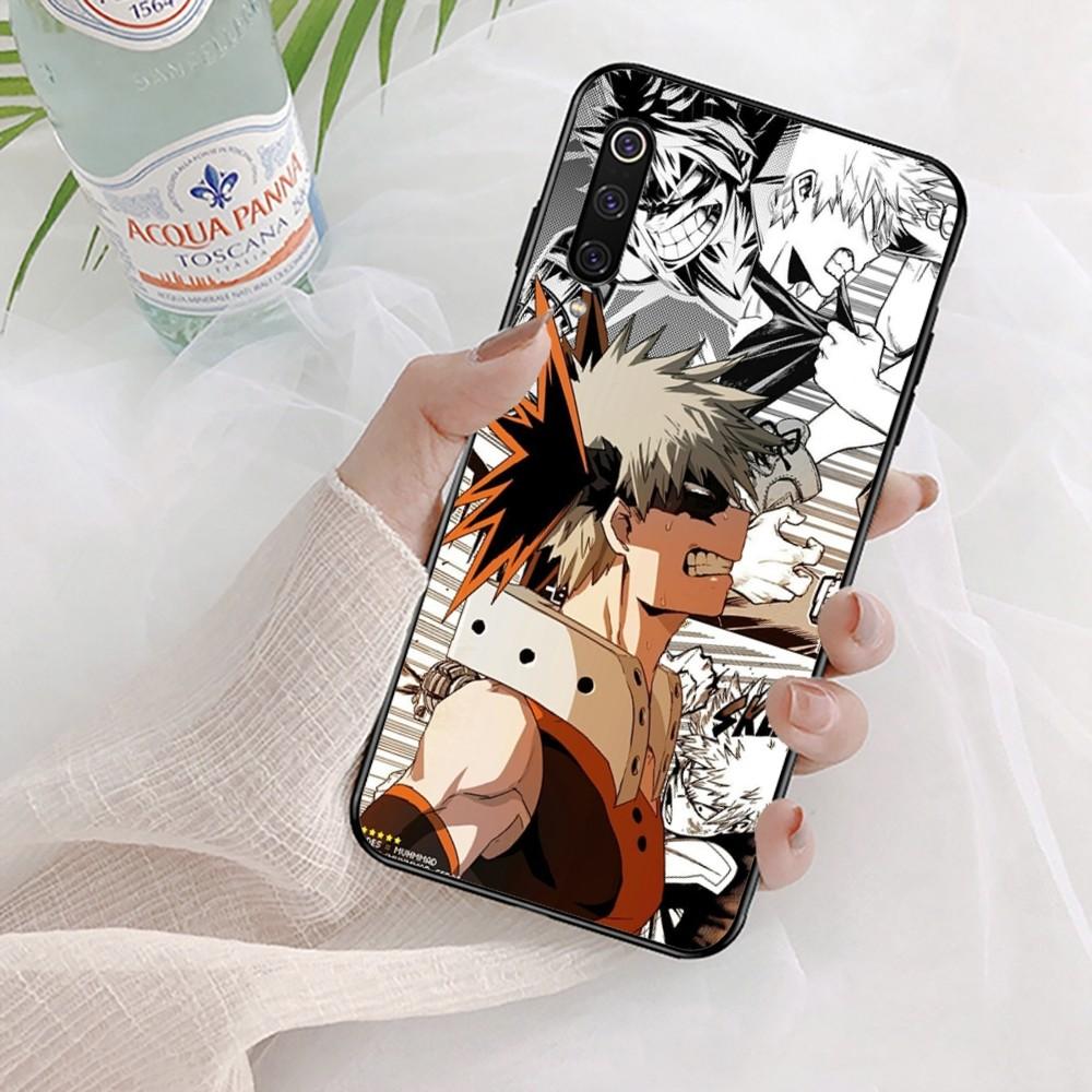 Anime B-Bakugo Katsuki  Phone Case For Xiaomi Mi 5X 8 9 10 11 12 lite pro 10T PocoX3pro PocoM3 Note 10 pro lite