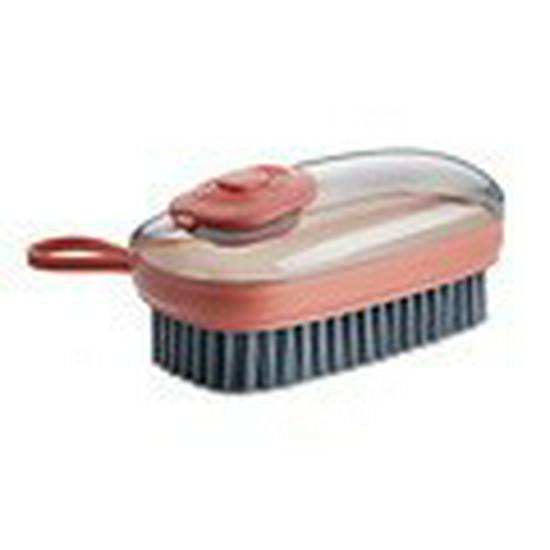 Automatic Liquid Dispensing Multifunctional Cleaning Brush for Clothes and Shoes – Soft Bristle Household Laundry Tool