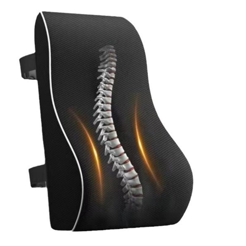 Pains Relief Seat Memory Lumbar Pillow Support Suitable for Car Models And Office Task Chairs