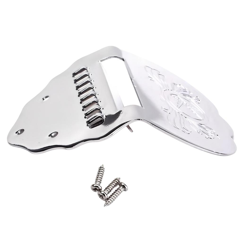 Premium Metal Mandolin Tailpiece Durability and Stylish Replacement Part for Enhancing Performances