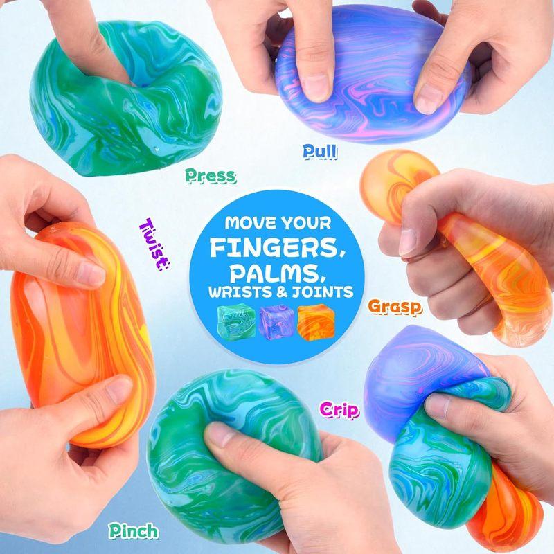 New Hot Needoh Snowflake Ice Cube Malt Sugar Squishy Stress Relief Slow Rebound Anti-Anxiety Squeeze Toy In Stock