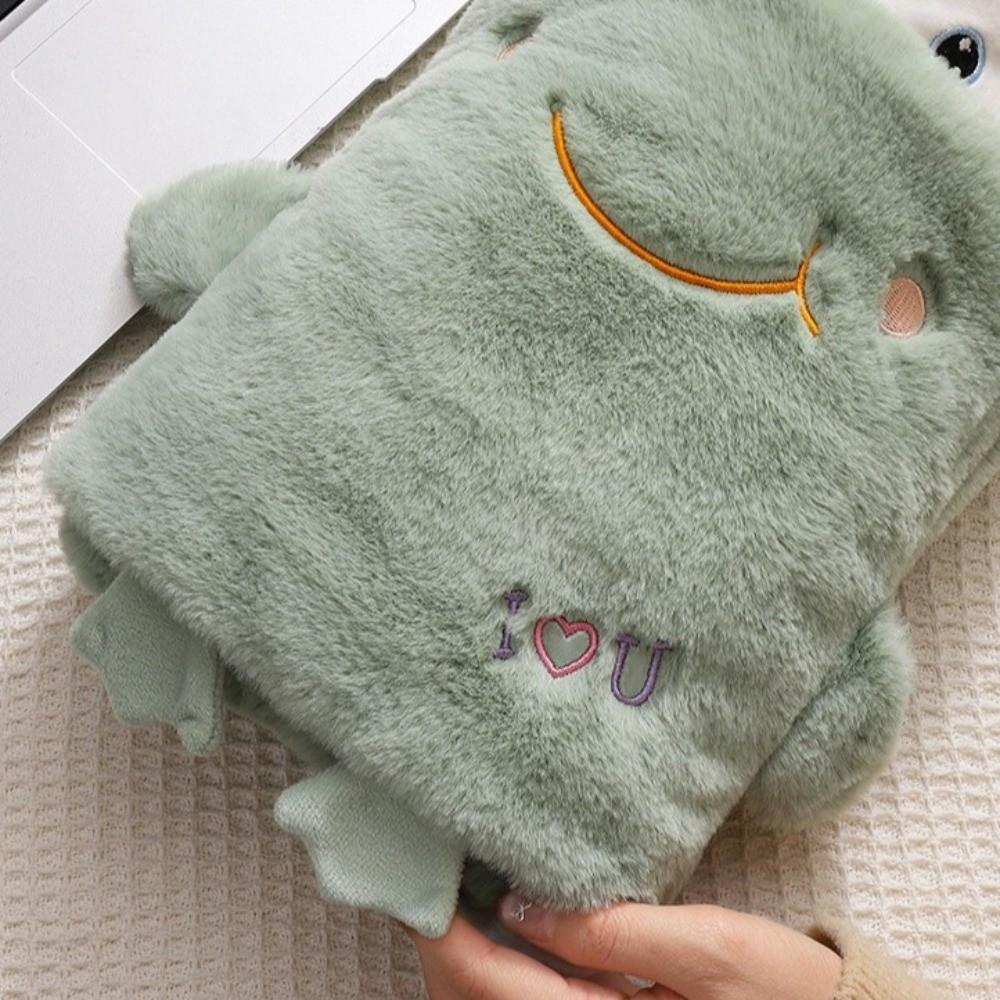 Plush Cover Warm Water Bag Explosion-Proof Design Heat Pad Kawaii Hand Warmer Keep Warm