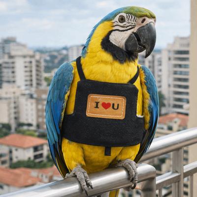 Verstellbare Vogel-Fluganzüge Ausbruchsicher Sonnenschutz Papageien-Flugkleidung Leichte Bissfeste Riemen Vogel-Laufseil