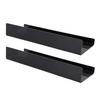 2 Pack Wall Mounted Plant Shelf 12 Inch Acrylic Display Shelf Wall Hanging Shelf Vertical Shelf for Indoor Window