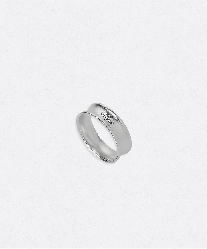 Yune Yune Curved Unity Ring_[Silver]