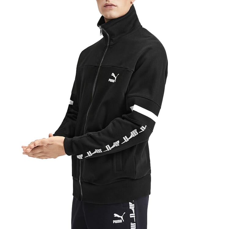 PUMA XTG Jackets Men's Black Stand Collar Moderate Other 595866-01