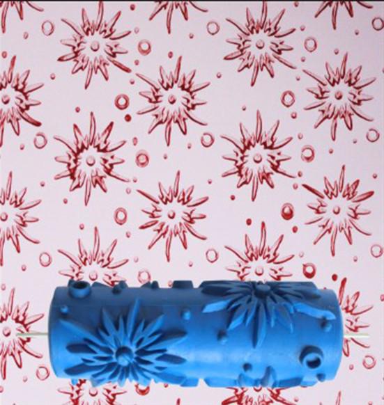5-Inch Liquid Wallpaper Pattern Roller - DIY Stippling & Wall Painting Tool