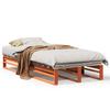 VidaXL Bed Frames Cherry Brown 90x200 Cm Solid Pine Wood, Bed, Solid Wood Bed Frame, Bedroom Furniture, 850835