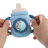 Food Grade Baby Bottle Rattle Toy Bottle Shape Teether Chew Toys Montessori   Infant/Toddlers