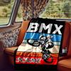 Bmx Rider Graphic Blanketcustomize Your Name Lightweight Comfortable And Stylish Blanket For Travel Bed Home Chair Office Sofa And Camping All Season