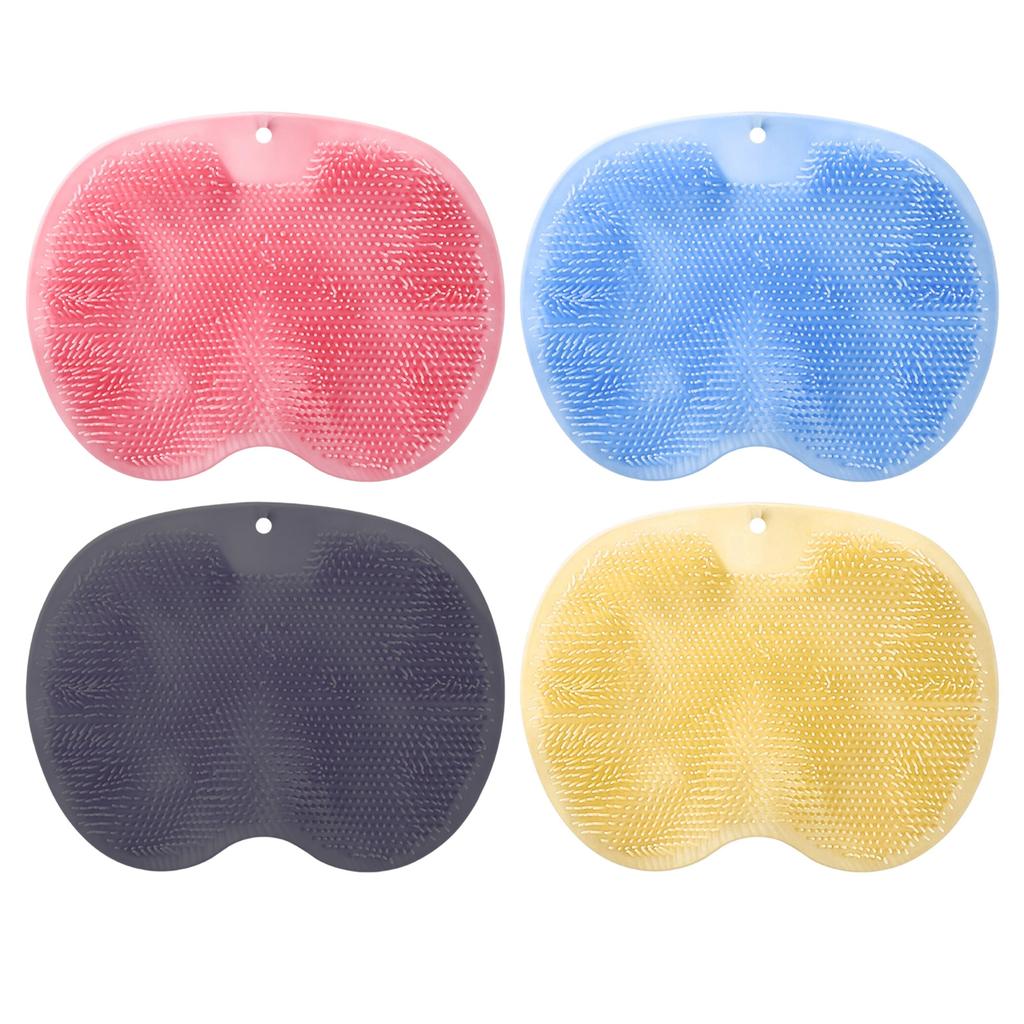 Foot Scrubber Mat Back Scrubber Shower Scrubber Wall Mount With Suction