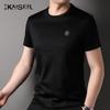 Kaiser Men's Linen Blend Round Neck T-Shirt KS7200
