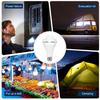 7/9/12/15W Portable Camping Tent Lamp Fishing LED Bulb Light High Brightness Rechargeable Emergency Bulb Waterproof Adjustable