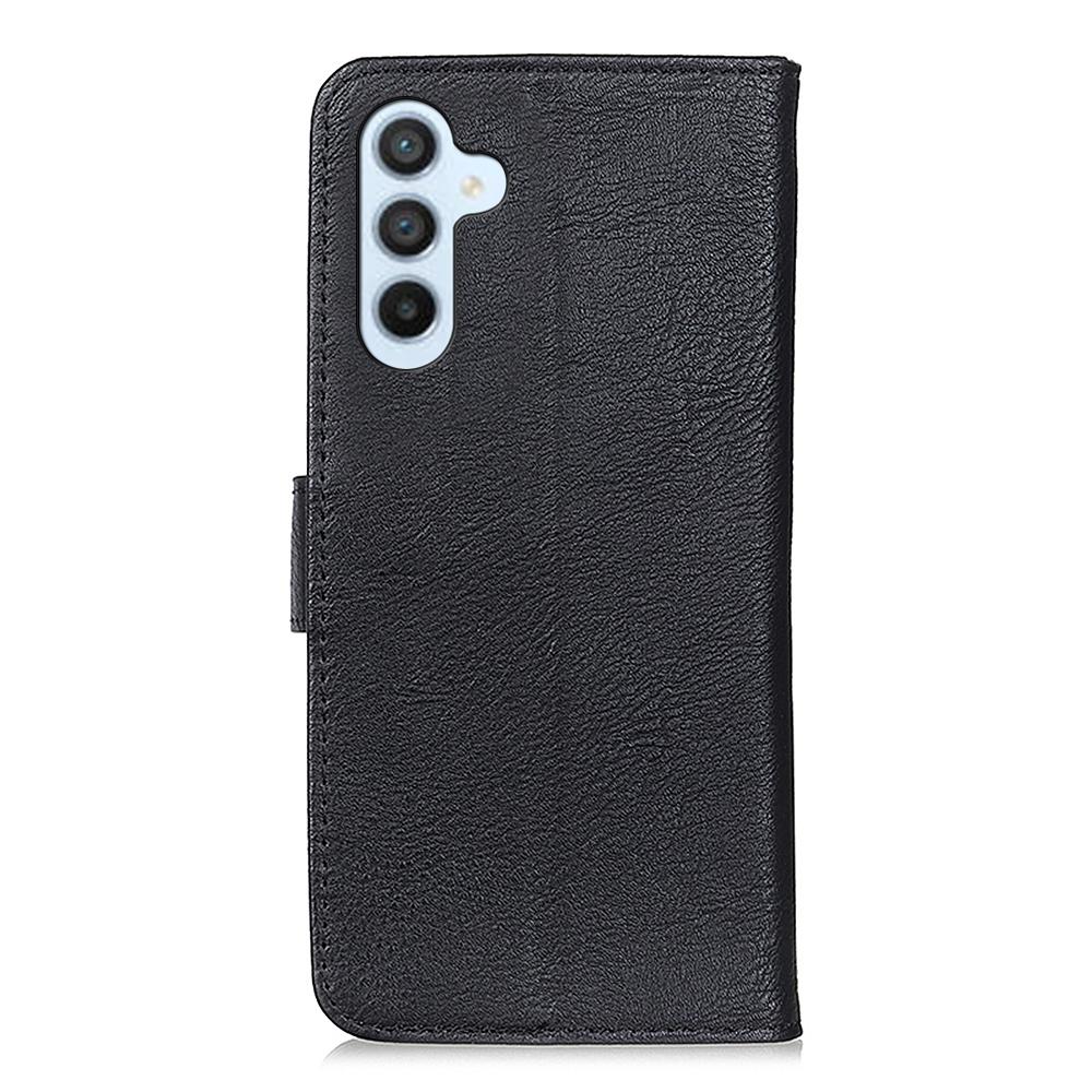 KHAZNEH For Samsung Galaxy S25 FE Wallet Case Cowhide Texture Leather Flip Phone Cover
