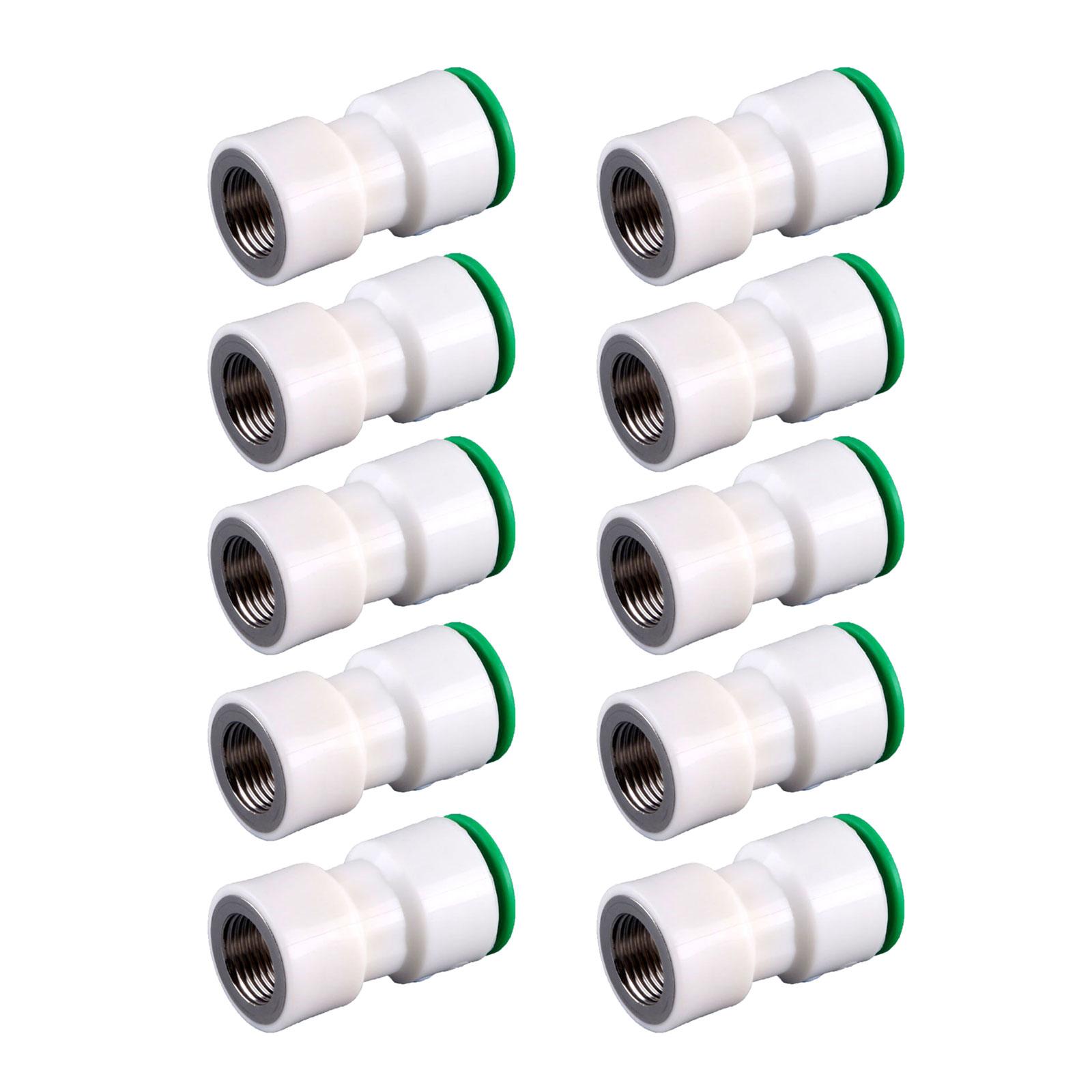 

10 шт. Быстроразъем для водопроводной трубы Прямая вставка Фитинги для водопроводных труб Фитинги для труб Соединение Быстроразъемные соединения Прочные