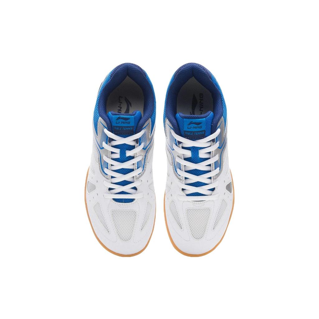 New LiNing Cushioned Slip-Resistant Abrasion-Resistant Low-Top Training Shoes Women's White Blue APTP006-1
