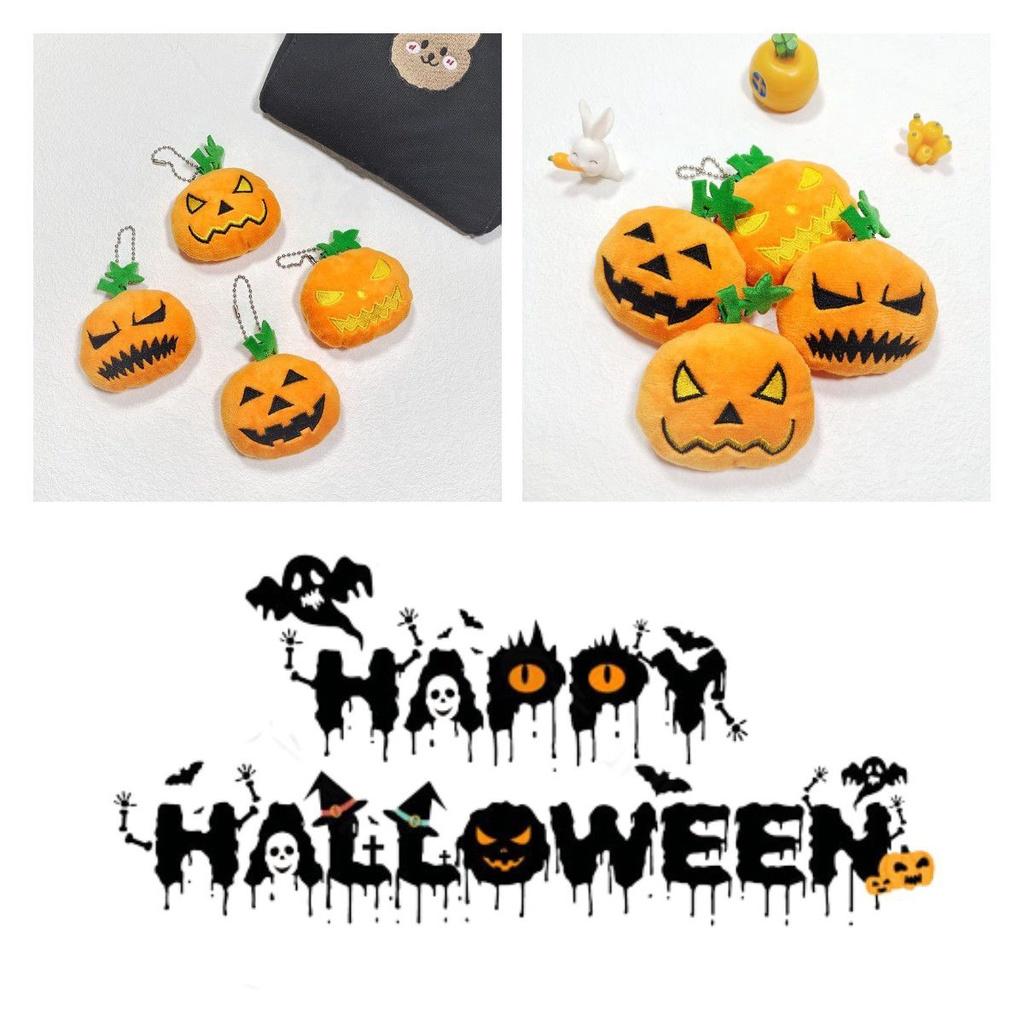 Soft And Safe Halloween Pumpkin Plush Pendant Toy For Kids' Classroom And Bedroom Decorations