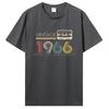 Lustiges Vintage 1966 Limited Edition Kassette T-Shirt Sommer Baumwoll-T-Shirts Streetwear Vatertags Geburtstagsgeschenke T-Shirt Unisex