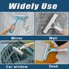 3 In 1 Window Cleaning Squeegee Multi Function Glass Mirror Wiper with Spray Bottle Microfiber Scrub Household Car Cleaner Tools