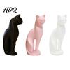 Decorazione Gatto Durevole Scultura Gattino Stampata in 3D Ornamento Minimalista Design Geometrico Opaco