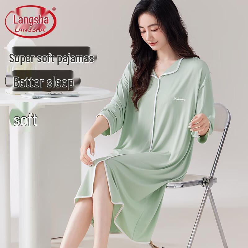 Women s Viscose Blend 3/4 Sleeve Nightgown 160/M