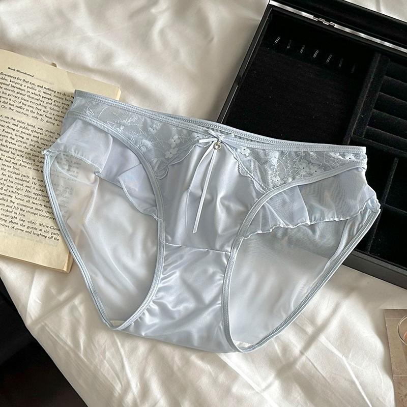 Жіноча мереживна сексуальна дихаюча шовкова внутрішня промежина середини талії бавовняна білизна