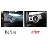 For VW CC 2009-2017 Silver Titanium Headlight Switch Control Frame Cover Trim