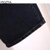 Jeans da donna Harem Abiti larghi oversize Bottoni in denim di cotone Pantaloni elasticizzati a gamba larga Primavera Estate Taglie forti