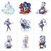 16CM Anime Genshin Impact Cosplay Acrylic Stand Ornaments  Ganyu Figure Stand Halloween Gifts