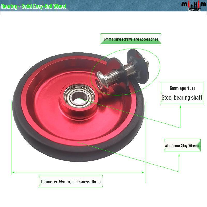 Xiaobu Aluminum Alloy Folding Stroller Wheel with Easy-to-Roll Design